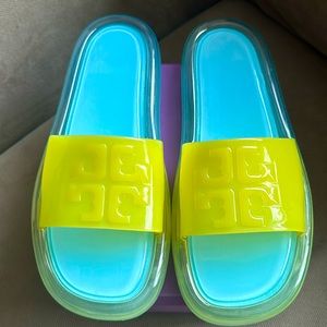 Tory Burch Bubble Pool Slides Size 8